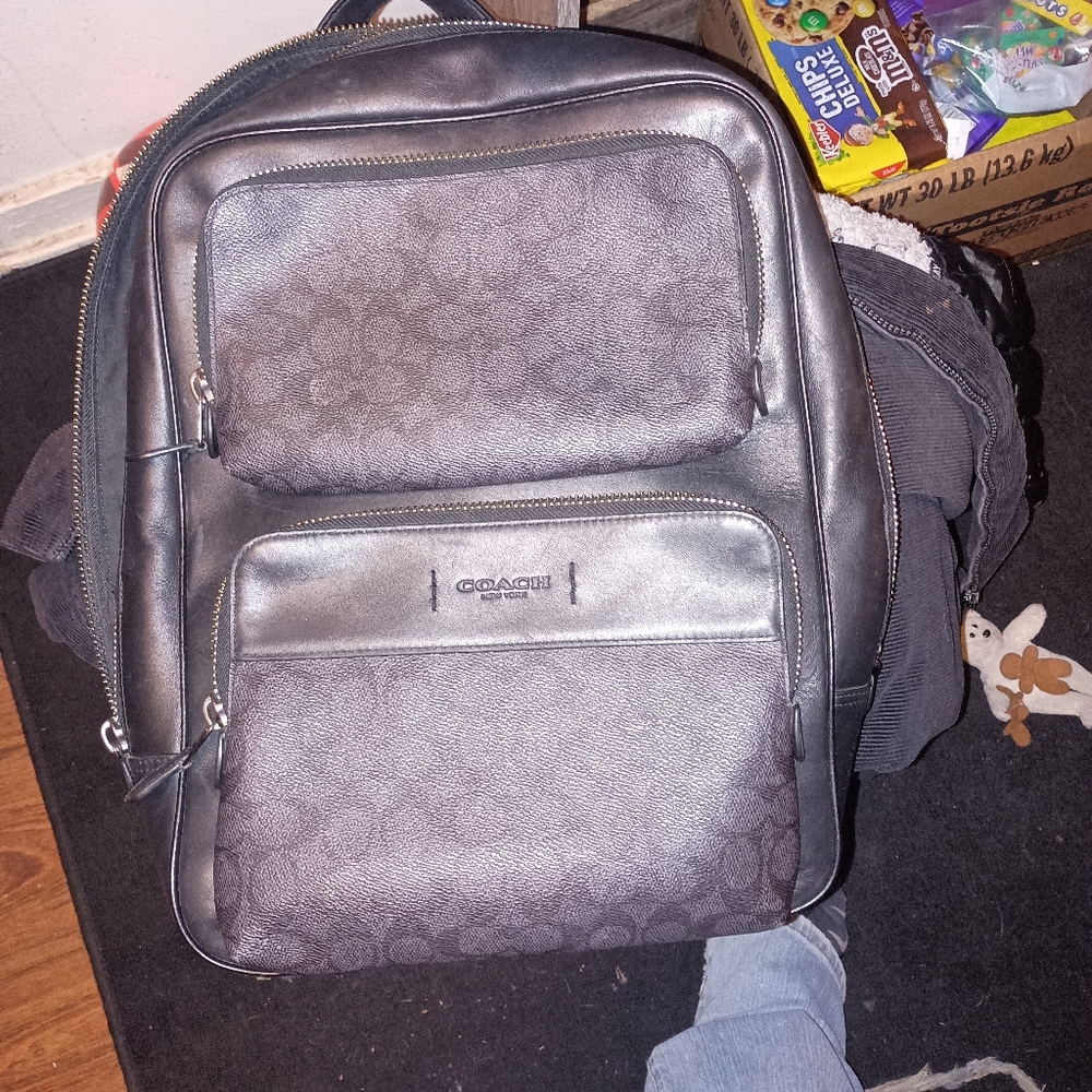 Coach Brown Leather Men's Bag - Picture 14 of 16